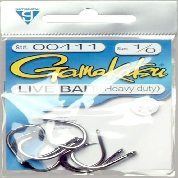 Gamakatsu Saltwater Hooks, Size 1/0
