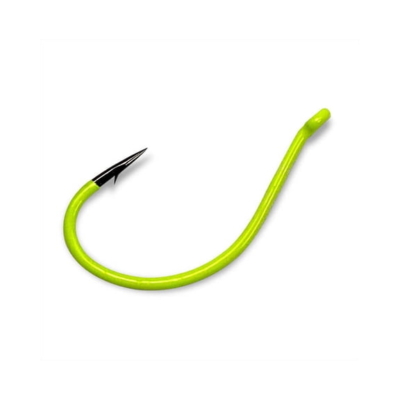 Gamakatsu Split Shot/Drop Shot Neon Hooks Chartreuse Size 2