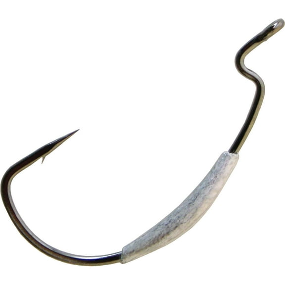 Gamakatsu Superline EWG Weighted Worm Hook, Size 2/0, 1/8oz, 5pk