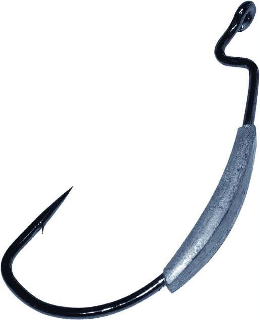 Gamakatsu Superline EWG Weighted Worm Hook, Size 3/0, 1/8oz, 5pk