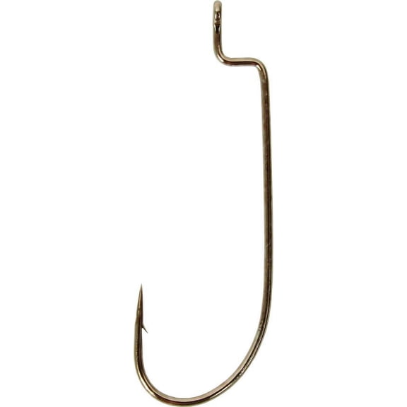 Gamakatsu Worm Offset Bronze Size 5/0 5pk