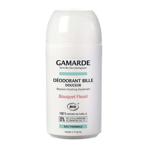 Gamarde Floral Bouquet Gentle Roll-On Deodorant, Aluminum-Free, 1.6 oz