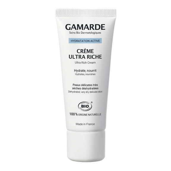 Gamarde Ultra Rich Cream, Face Moisturizer for Very Dry Skin, 1.41 oz