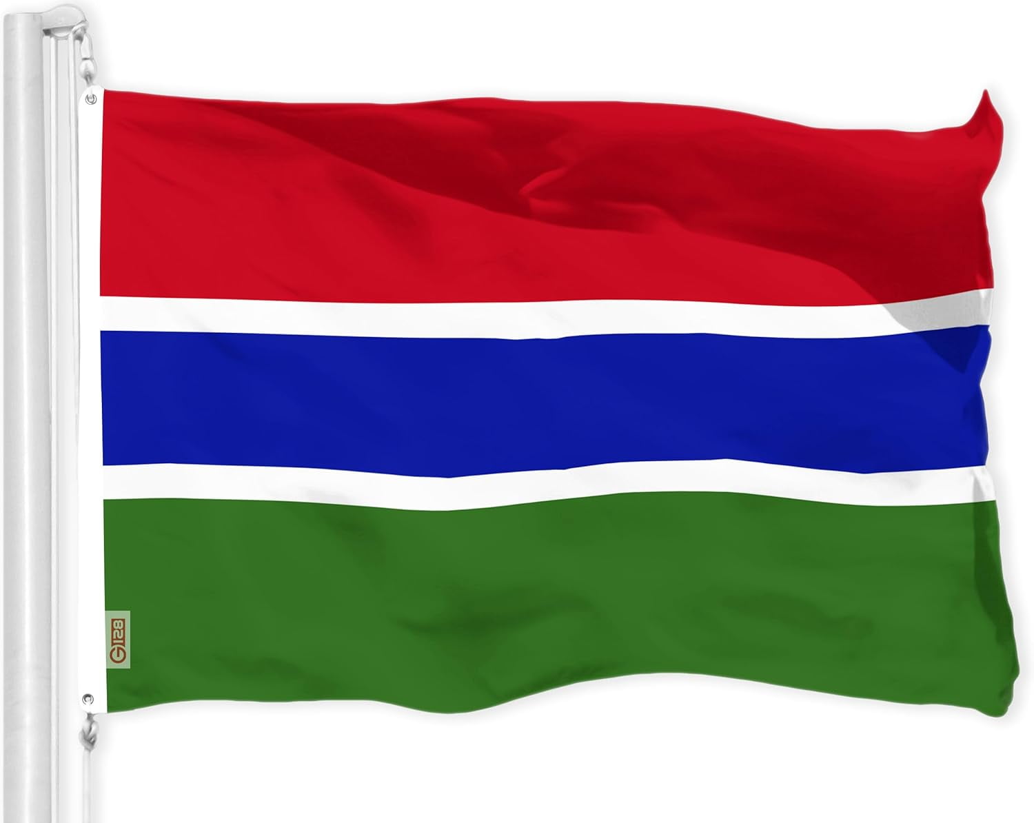 Flag Of Gambia. Gambian National Symbol In Official Colors. Template - Foto 8