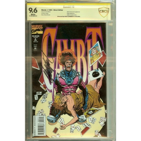 Gambit #2 Limited Series CGC 9.6 Signed Chris Claremont