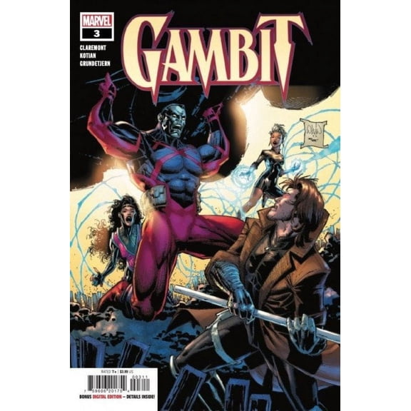 Gambit (8th Series) #3 VF ; Marvel Comic Book
