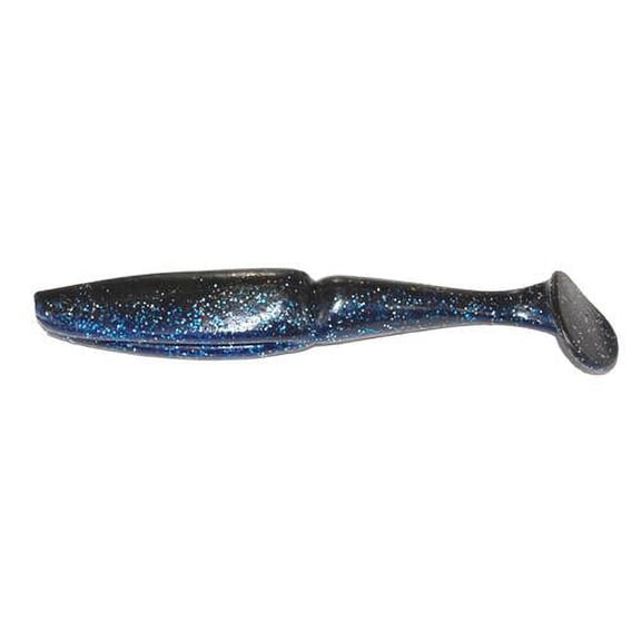 Gambler Big EZ 5 inch Segmented Paddle Tail Swimbait (Shadow Silver Glitter)