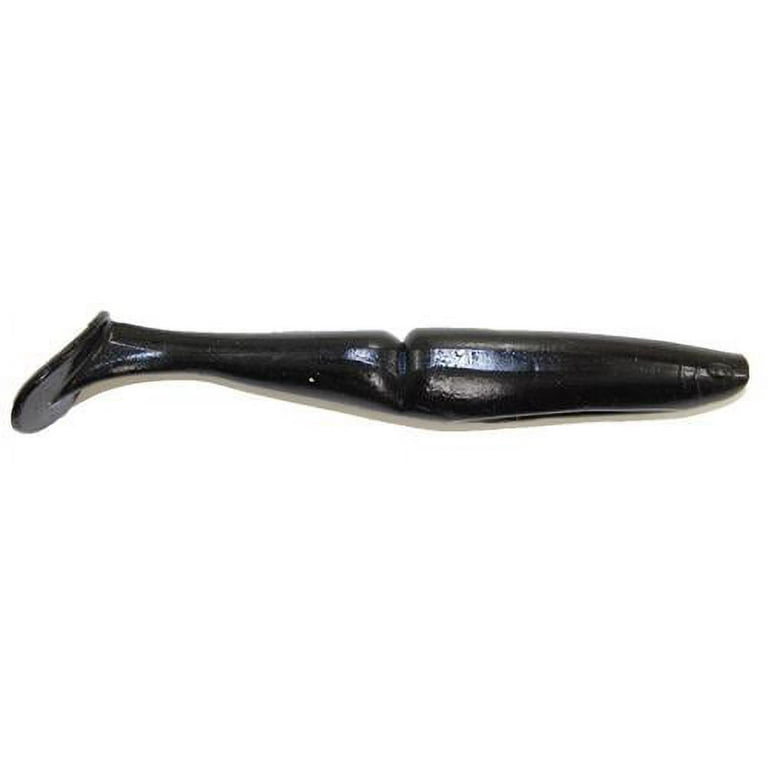 Gambler Big GZ Segmented Paddle Tail Swimbaits (Black, 8 inch