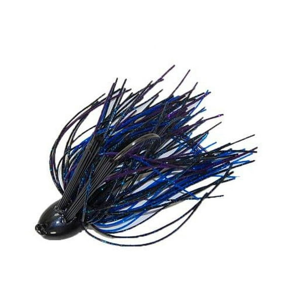 Gambler Double Weedguard Punching Jig (Black Blue Purple, 1 oz)