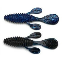 Gambler Fishing Lure UO4217 Ugly Otter 4" Blue Shadow 7Ct