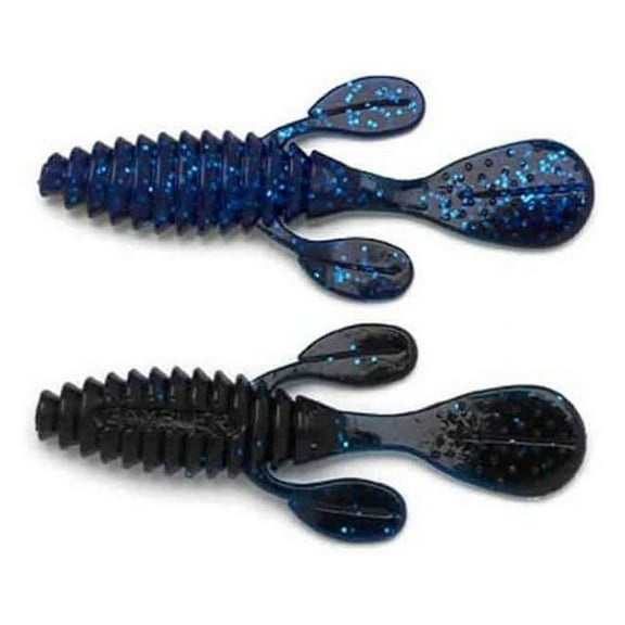 Gambler Fishing Lure UO4217 Ugly Otter 4" Blue Shadow 7Ct