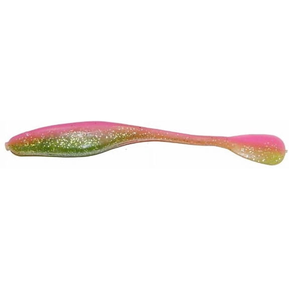 Gambler Flapp'n Shad Soft Jerkbait (Electric Chicken, 6 inch)