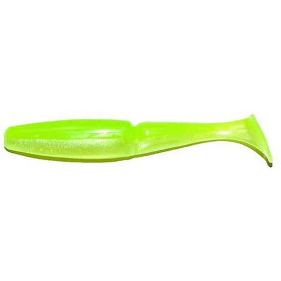 Gambler Little EZ 3 3/4 inch Segmented Paddle Tail Swimbait (Limetreuse)