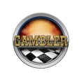 thumbnail image 1 of Gambler Racing Boat Round Sticker - Name Plate, 1 of 2
