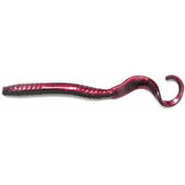 Gambler Ribbon Tail 7'' Red Shad Green Glitter 12pk