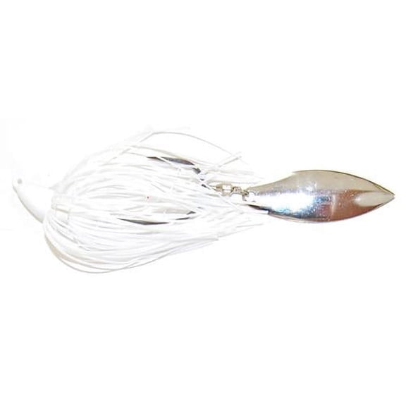 Gambler Southern Flash Bladed Swim Jig (White Nickel, 7/16 oz)