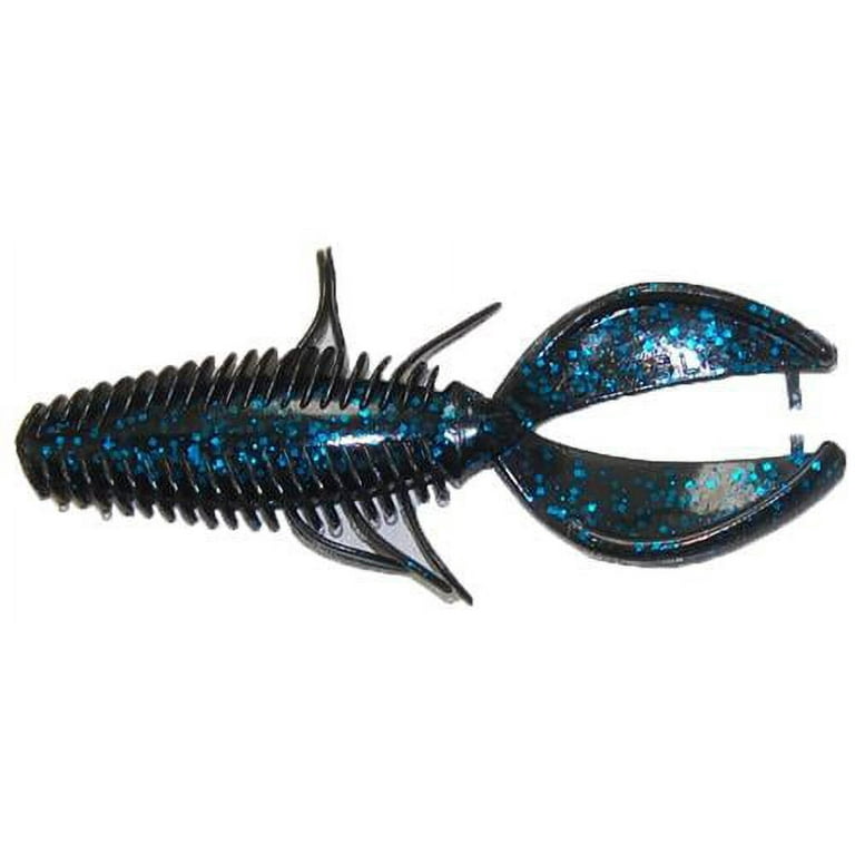 Gambler Stinger Creature Bait (Black Blue Glitter, 5 1/4 inch)