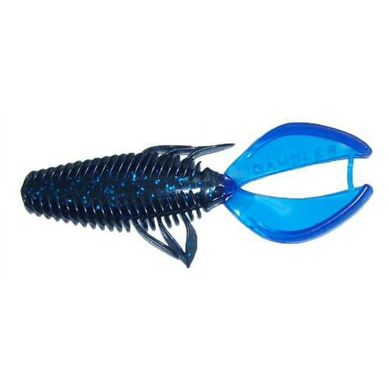 Gambler Stinger Creature Bait (Black Blue Tail, 4 1/4 inch