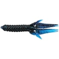thumbnail image 1 of Gambler Why Not 4 1/2 inch Soft Plastic Creature 7 pack (Black Blue Blue Tip), 1 of 1