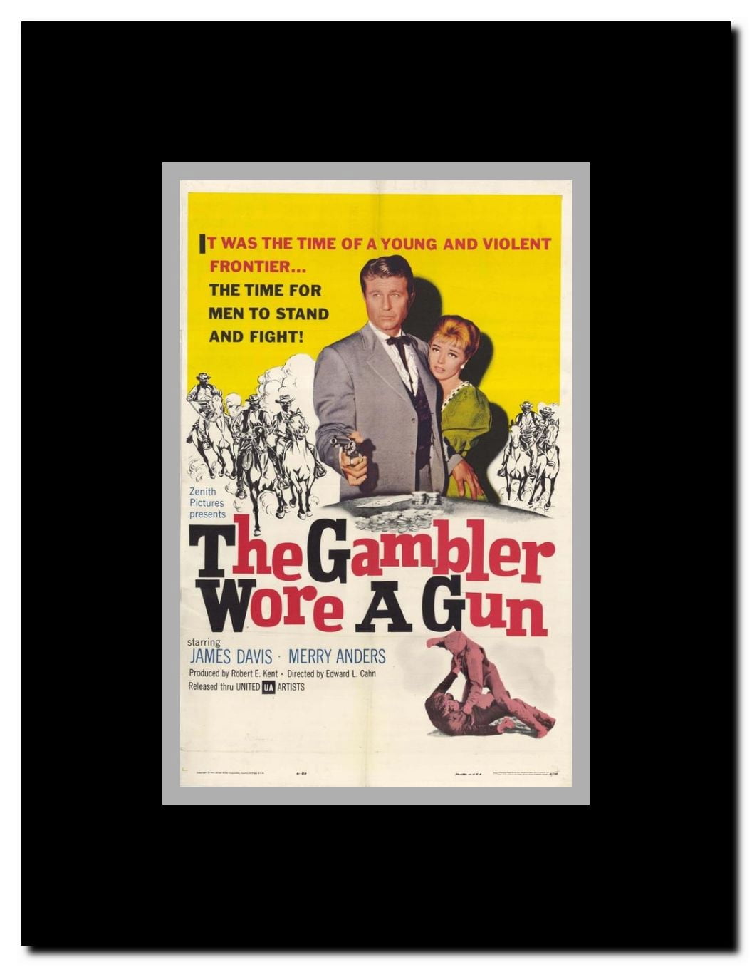 Gambler Wore a Gun Framed Movie Poster