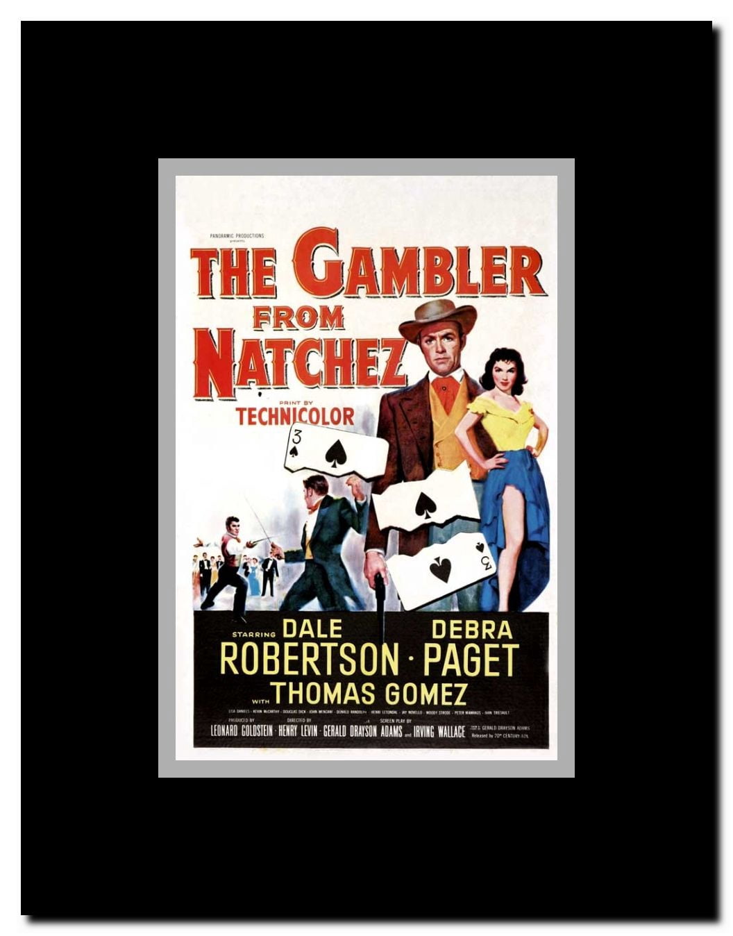 Gambler from Natchez Framed Movie Poster