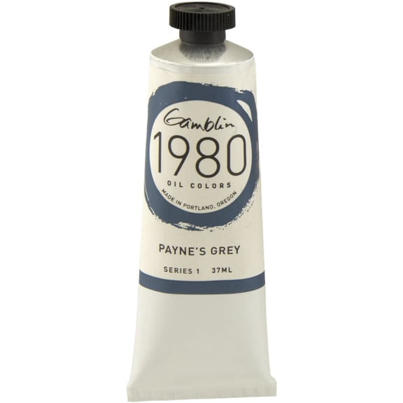 Gamblin 1980 Oils - Payne's Gray, 150 ml tube