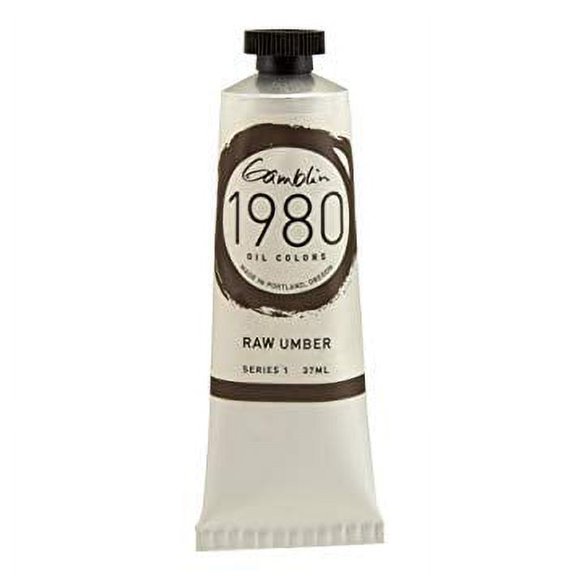 Gamblin - 1980 Oil Color - 150ml Tube - Raw Umber