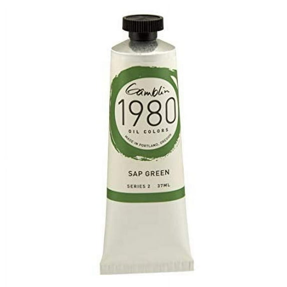 Gamblin - 1980 Oil Color - 150ml Tube - Sap Green