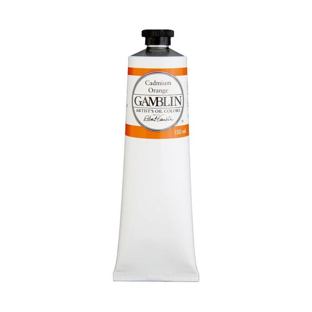 Gamblin Artist Grade Oil Color, 150ml, Cadmium Orange
