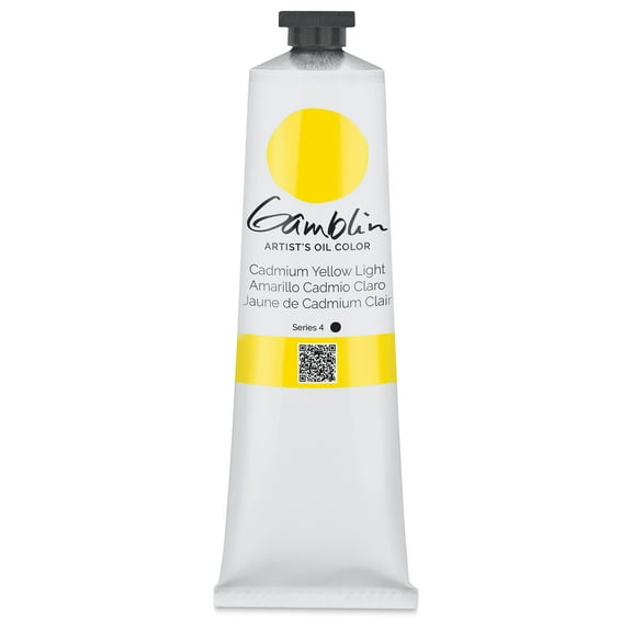Gamblin Artist Grade Oil Color, 150ml, Cadmium Yellow Light