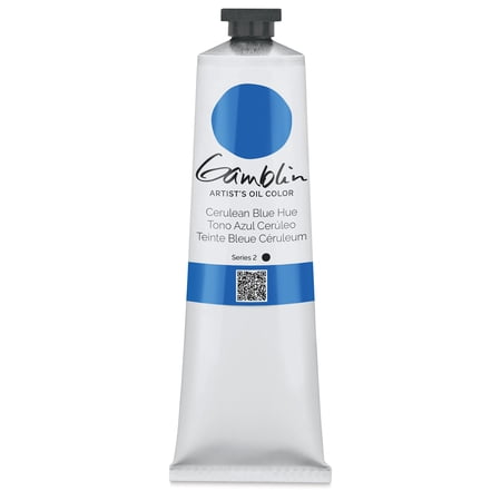 Gamblin Artist's Oil Color - Cerulean Blue Hue, 150 ml tube