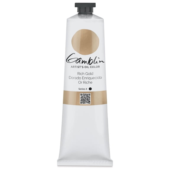 Gamblin Artists Colors Co. – Gamblin Artists Grade Rich Gold, 150 ml