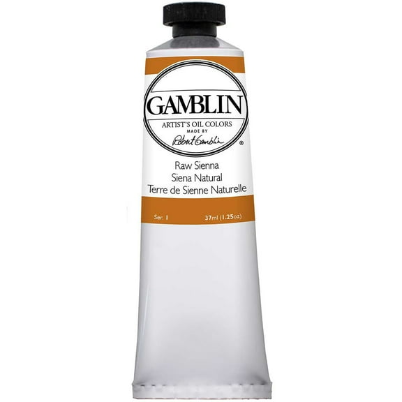 Gamblin Artist's Oil Color - Raw Sienna, 37 ml tube