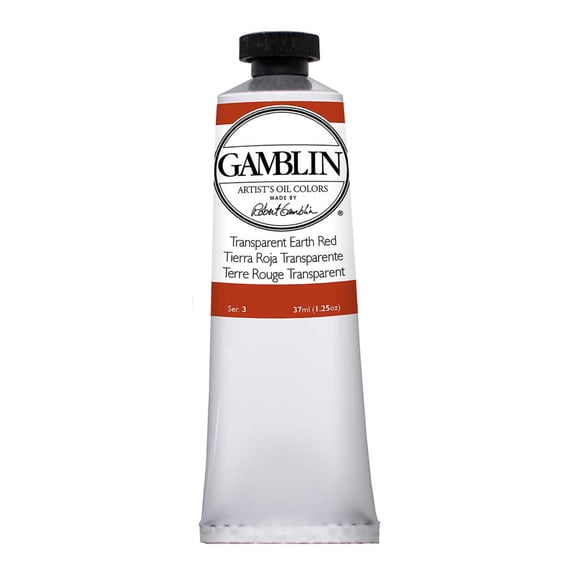 Gamblin Artist Oil Color - Transparent Earth Red - 37 ml Tube