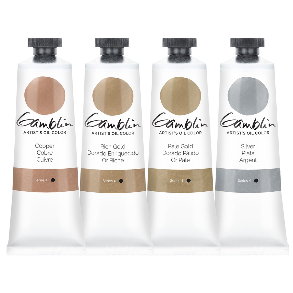 Gamblin Artist Oil Paint Set For Professionals - METAL SET - 37ml Tubes