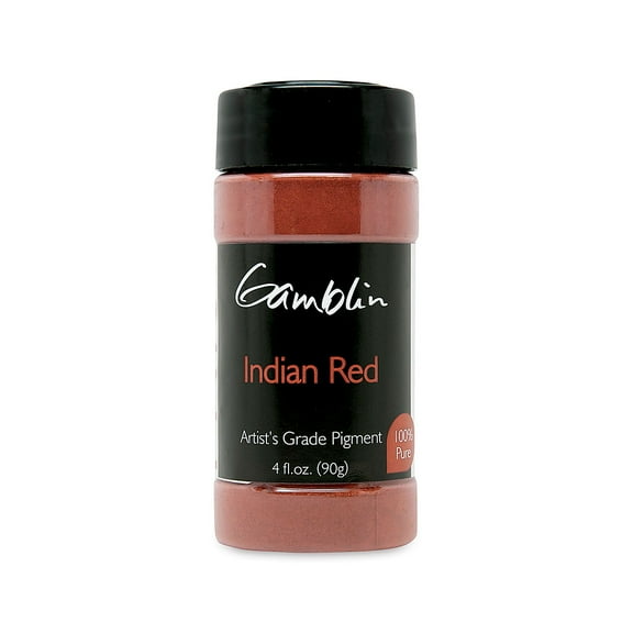 Gamblin Artist's Grade Dry Pigment - Indian Red, 4 oz bottle