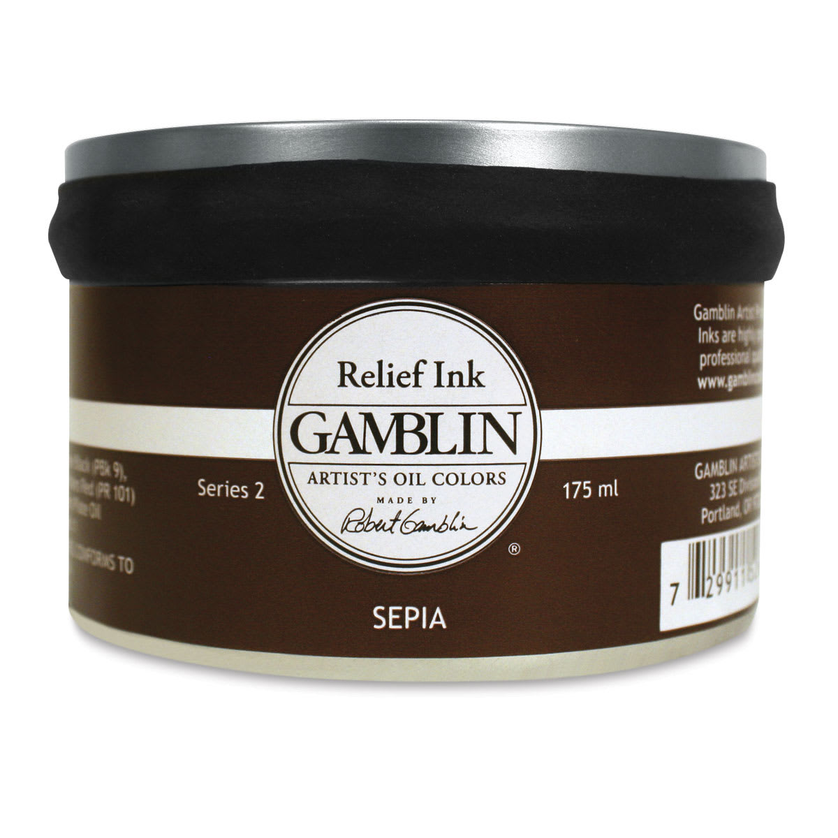 Gamblin Artist's Colors Relief Ink - Sepia, 175 ml - Walmart.com