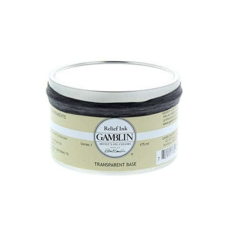GAMBLIN ARTISTS COLORS CO R2840 RELIEF INK TRANSPARENT BASE 175ML