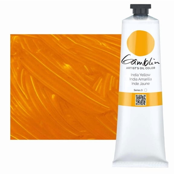 Gamblin Artist's Oil Color 150 ml Tube - Indian Yellow
