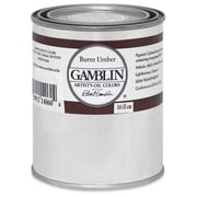 Gamblin Artists Oil Color - Burnt Umber, 16 oz Can