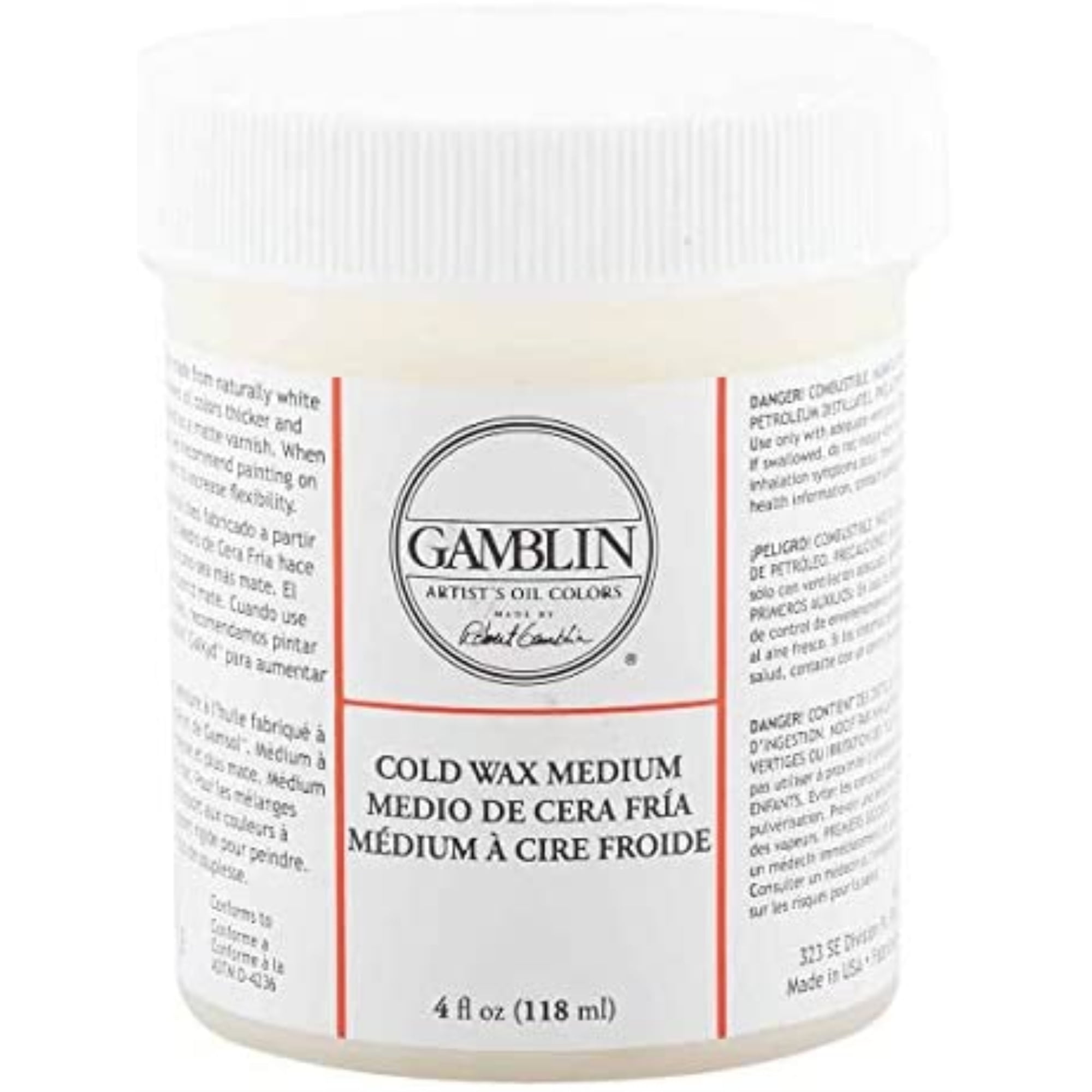 Gamblin Cold Wax Medium 4oz - Wet Paint Artists' Materials and Framing