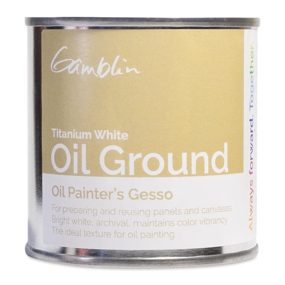 Gamblin G01108 8oz Oil Painting Ground