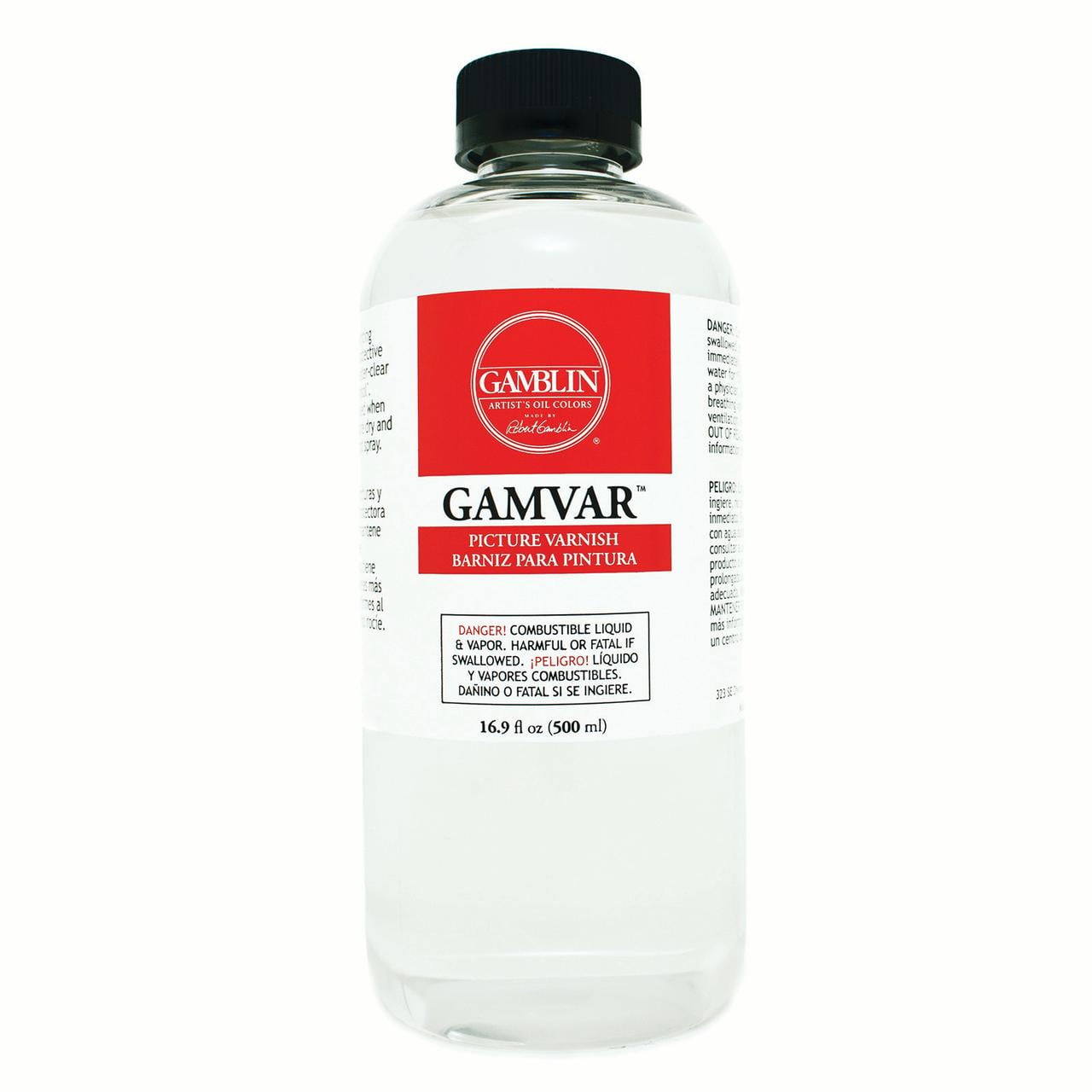 Gamblin Gamvar Clear Gloss Picture Varnish, 16.9 oz.