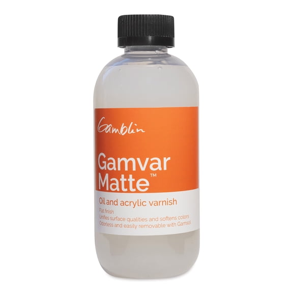 Gamblin Gamvar Matte Varnish - 8.5 oz bottle