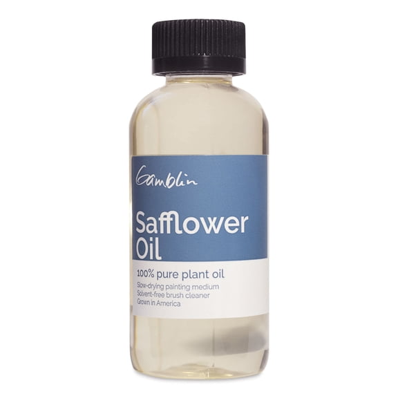 Gamblin Oil Medium - Safflower Oil, 4.2 oz Bottle