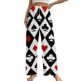 thumbnail image 1 of Gambling Casino Cards Pajamas Leisure Trousers Soft Warm Sleepwear Bottoms Loose Retro Nightwear, 1 of 6