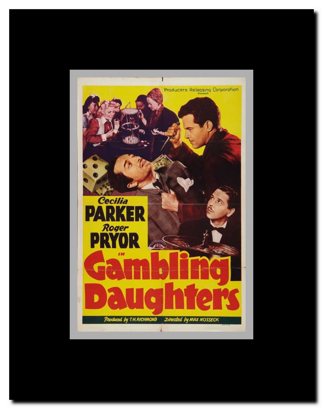 Gambling Daughters Framed Movie Poster