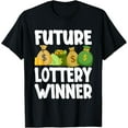 thumbnail image 1 of Gambling Gifts Casino Gambler Accessories & Stuff Future Lottery Winner Work & Office Gag Win Lottery T-Shirt, 1 of 4