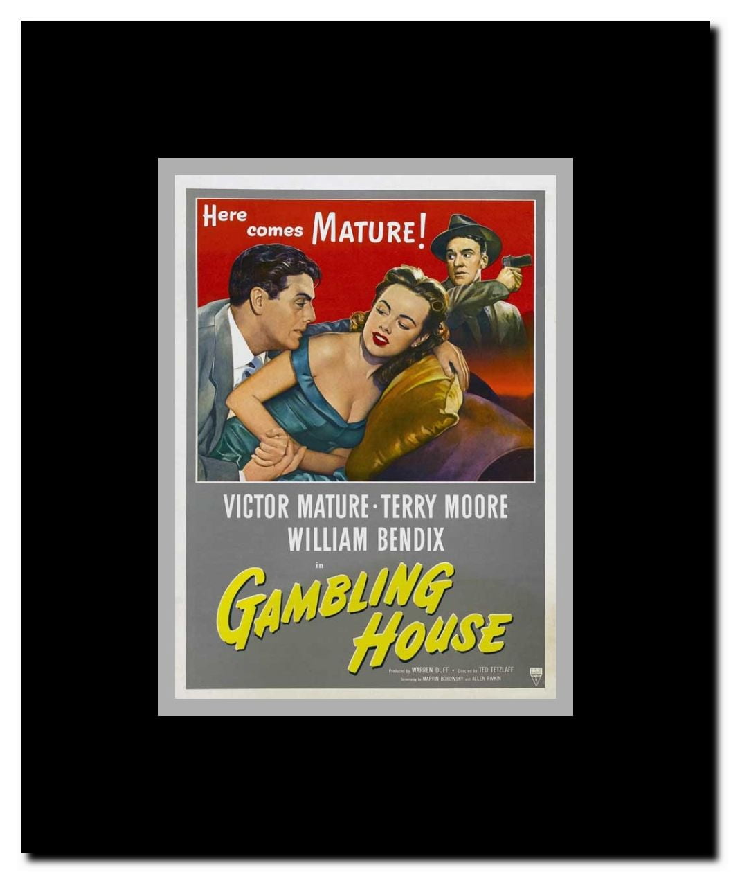 Gambling House Framed Movie Poster