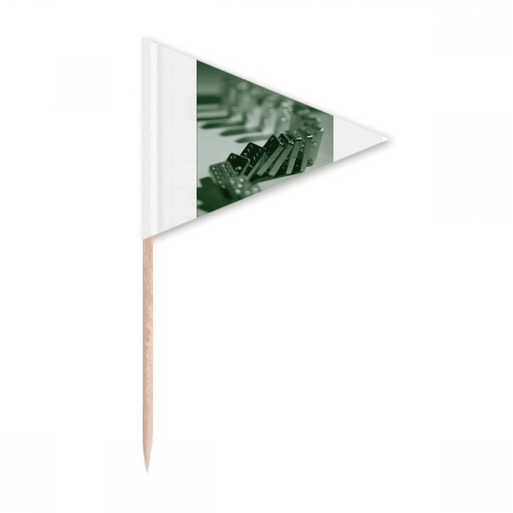 Gambling Mahjong Dono Photo Toothpick Triangle Cupcake Toppers Flag ...